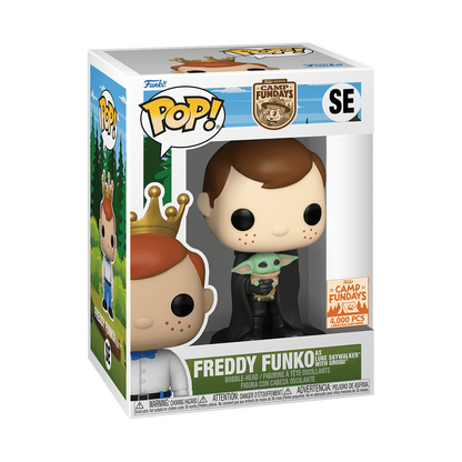 Funko Pop! Camp Fundays 2023 - Freddy Funko as Luke Skywalker with Grogu SE Limited Edition 4000 Pieces