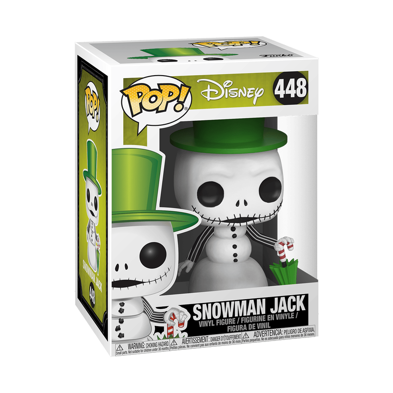 Snowman Jack Funko Pop! #448 stock photo in-box from Disney The Nightmare Before Christmas