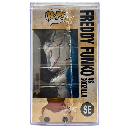Right-side in-box view of Freddy Funko as Godzilla SE Legendary Limited Edition 1,150 PCS from Godzilla and Funko Fundays 2026