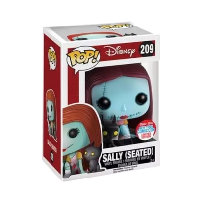 Sally (Seated) Funko Pop! #209 New York Comic Con 2016 Shared stock photo in-box from Disney The Nightmare Before Christmas