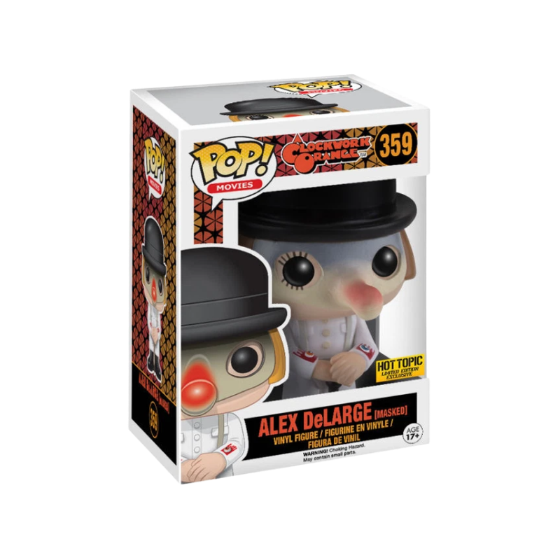 Alex DeLarge Funko Pop! #359 Hot Topic Exclusive stock photo in-box from A Clockwork Orange