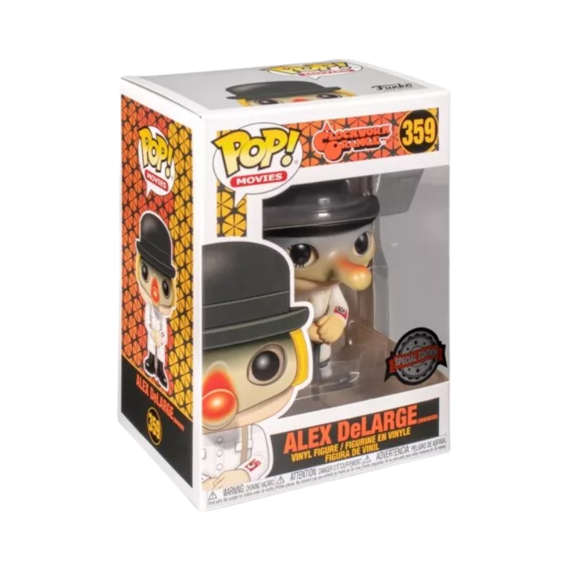 Alex DeLarge [Masked] Funko Pop! #359 Hot Topic Limited Edition Exclusive stock photo in-box from A Clockwork Orange
