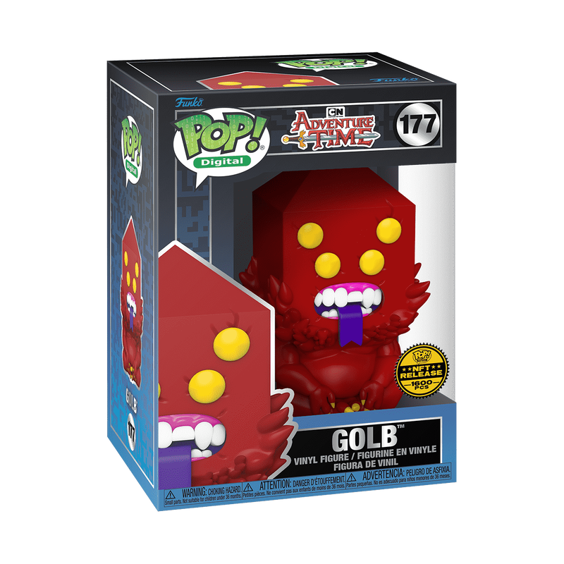 Golb Funko Pop! #177 NFT Release 1600 Pcs stock photo in-box from Adventure Time