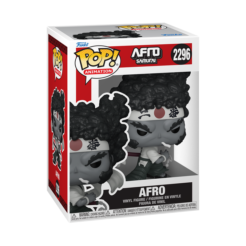 Afro Funko Pop! #2296 stock photo in-box Afro Samurai