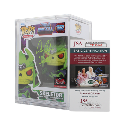 Alan Oppenheimer Signed Turtles of Grayskull Skeletor Funko Pop Figure JSA Authentication