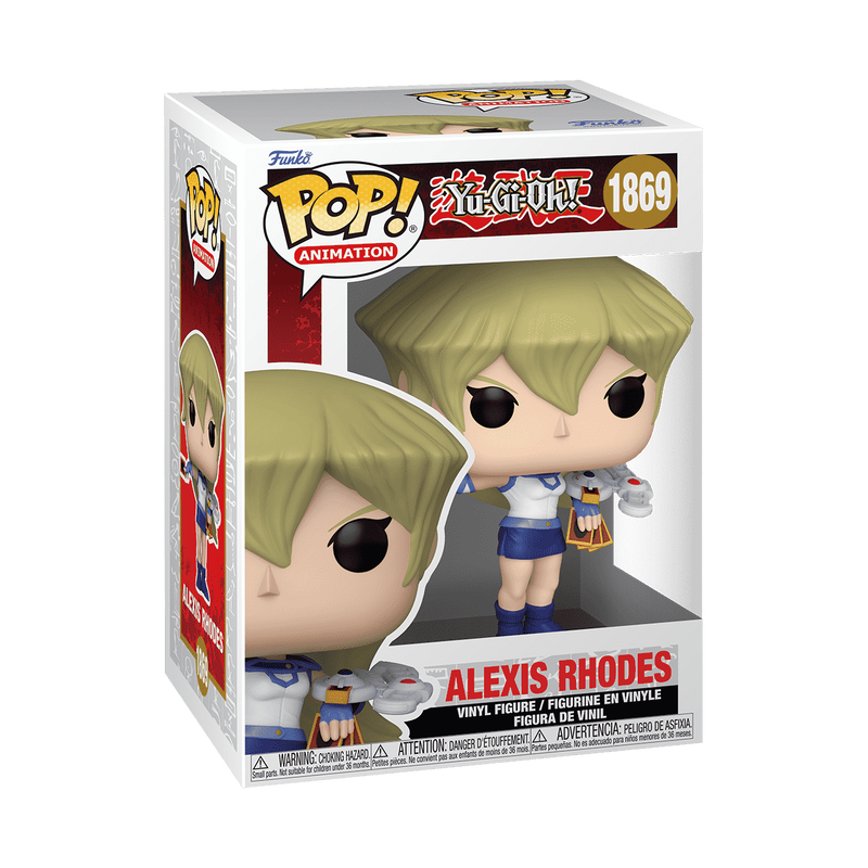 Alexis Rhodes Yu-Gi-Oh! Funko Pop Packaging