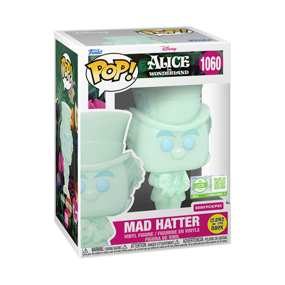 Mad Hatter Funko Pop #1060 Ultra Limited Edition Glow in the Dark in box packaging