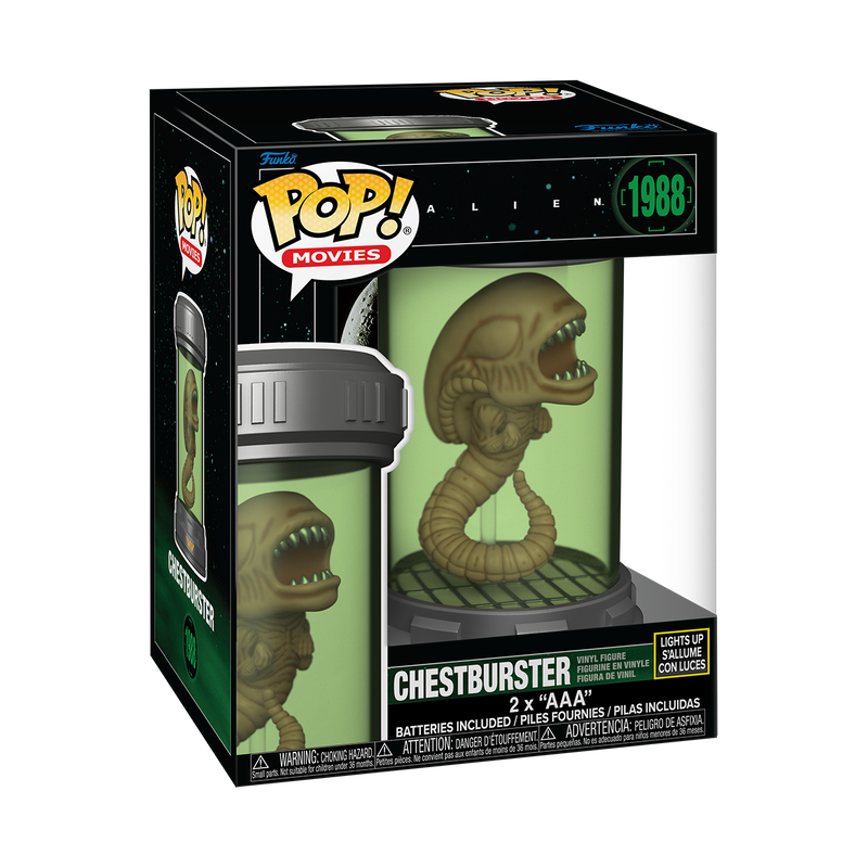 Chestbuster Funko Pop! #1988 Premium Light Up stock photo in-box Alien
