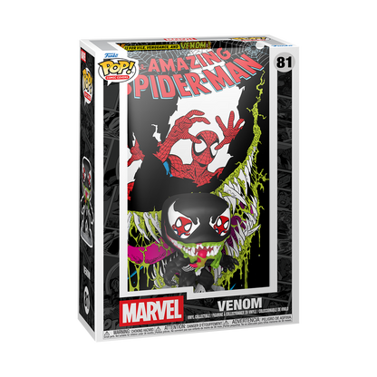 Venom Funko Pop! Comic Cover #346 stock photo in-box from Amazing Spider-Man