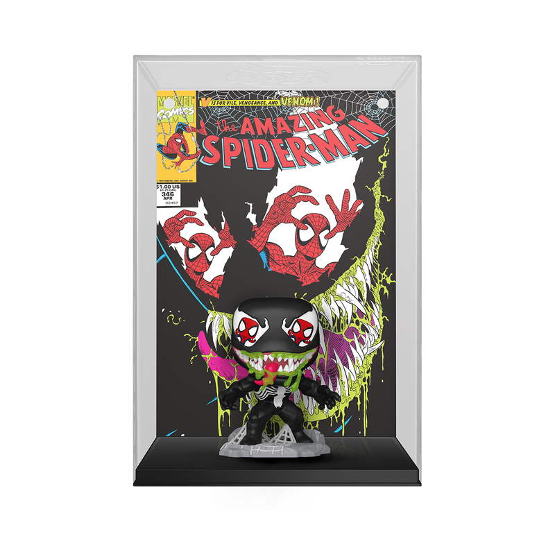 Venom Funko Pop! Comic Cover #346 stock photo out-of-box from Amazing Spider-Man