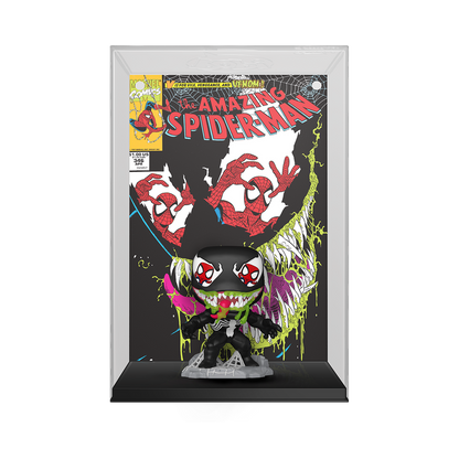 Venom Funko Pop! Comic Cover #346 stock photo out-of-box from Amazing Spider-Man