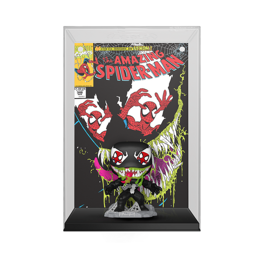 Venom Funko Pop! Comic Cover #346 stock photo out-of-box from Amazing Spider-Man
