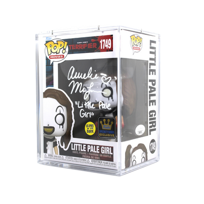 Amelie McLain Signed Terrifier Little Pale Girl Glow Specialty Series Funko Pop Figure Corner Angle