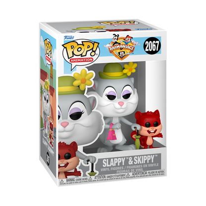 Slappy & Skippy Funko Pop! #2067 in box packaging from Animaniacs