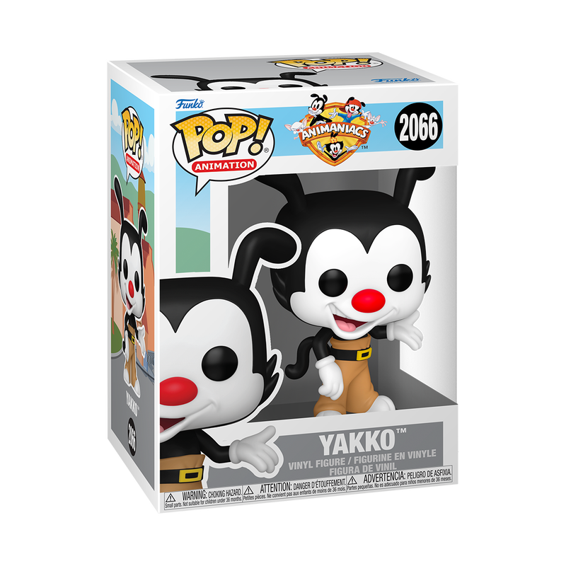 Yakko Funko Pop! #2066 in box packaging from Animaniacs