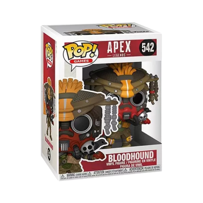 Bloodhound Funko Pop! #542 stock photo in-box from Apex Legends