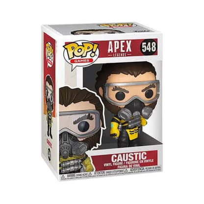 Caustic Funko Pop! #548 stock photo in-box from Apex Legends