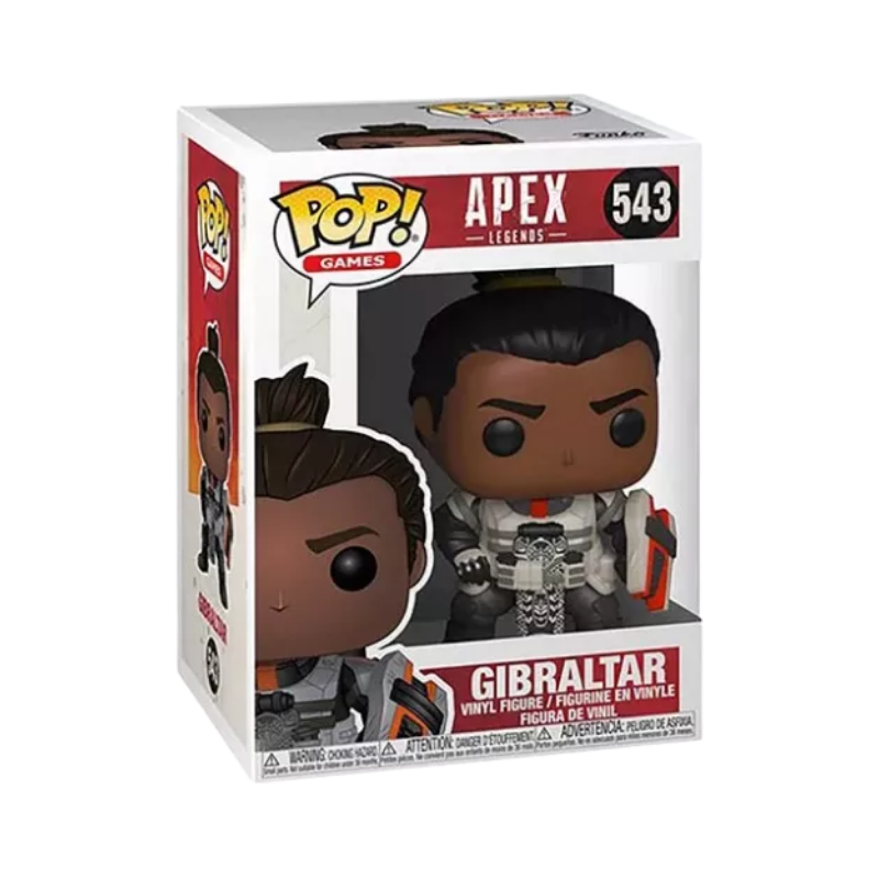 Gibraltar Funko Pop! #543 stock photo in-box from Apex Legends