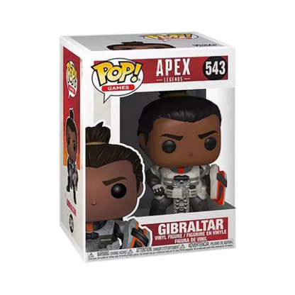 Gibraltar Funko Pop! #543 stock photo in-box from Apex Legends