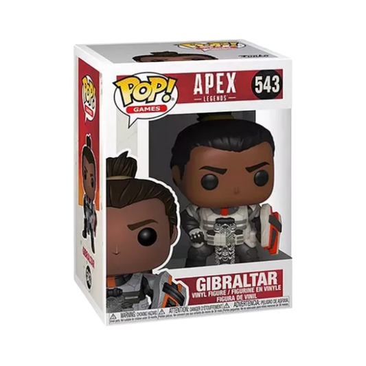 Gibraltar Funko Pop! #543 stock photo in-box from Apex Legends