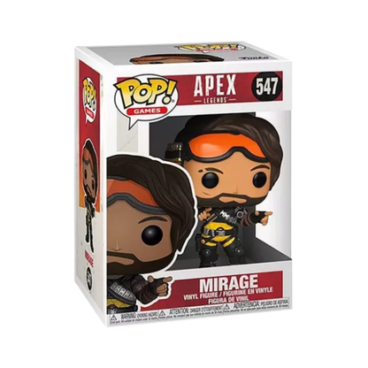 Mirage Funko Pop! #547 stock photo in-box from Apex Legends