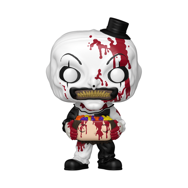 Art The Clown Terrifier Funko Pop Figure Holding Candy Filled Head