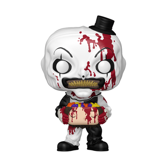 Art The Clown Terrifier Funko Pop Figure Holding Candy Filled Head