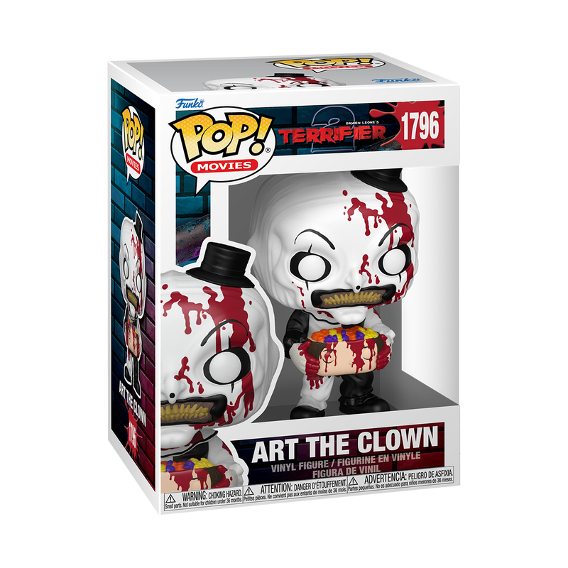 Art the Clown Terrifier Holding Head Funko Pop Packaging 