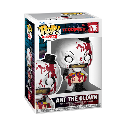 Art the Clown Terrifier Holding Head Funko Pop Packaging 