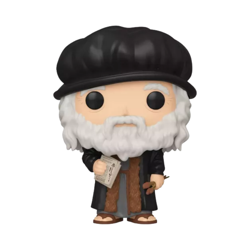 Leonardo Da Vinci Funko Pop! #04 stock photo out-of-box from Pop! Artists