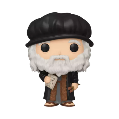 Leonardo Da Vinci Funko Pop! #04 stock photo out-of-box from Pop! Artists