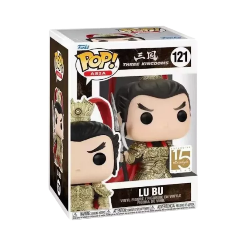 Three Kingdoms Lu Bu SE Mindstyle 15 Years Exclusive Funko Pop! stock photo in-box from Funko Asia