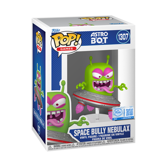 Space Bully Nebulax Funko Pop! #1307 Exclusive stock photo in-box from Astro Bot