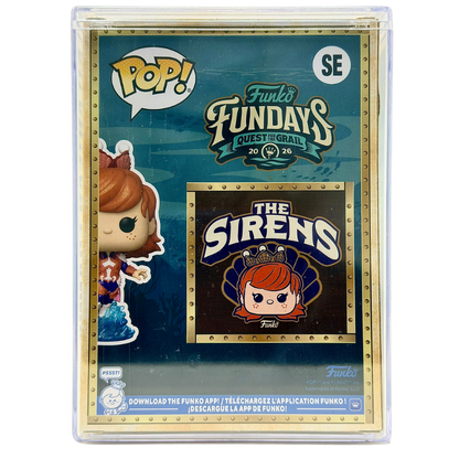 Atlantean Franny Diamond Collection SE Funko Pop! Legendary Limited Edition 1150 Pcs Funko Fundays 2026 Quest for the Grail back view in-box