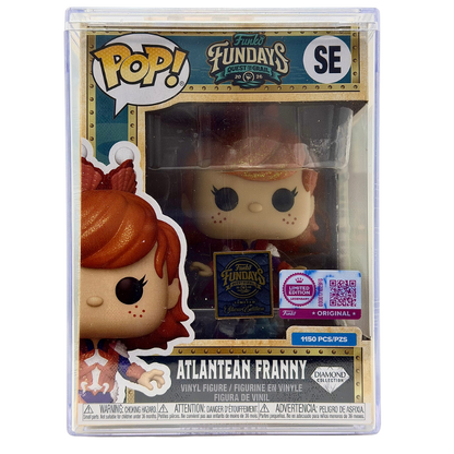 Atlantean Franny Diamond Collection SE Funko Pop! Legendary Limited Edition 1150 Pcs Funko Fundays 2026 Quest for the Grail front view in-box