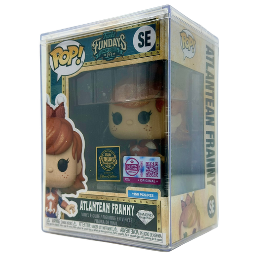 Atlantean Franny Diamond Collection SE Funko Pop! Legendary Limited Edition 1150 Pcs Funko Fundays 2026 Quest for the Grail front left angle in-box
