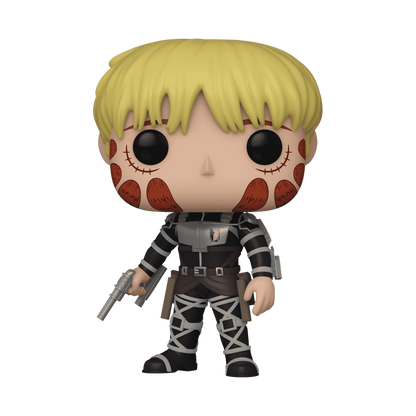 Armin Arlelt Funko Pop! #1447 Chase stock photo out-of-box from Attack on Titan