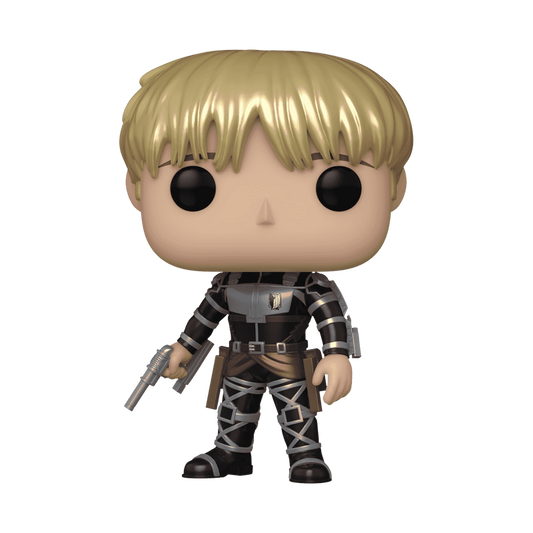 Armin Arlert Funko Pop! #1447 Chalice Collectibles Pre-Release Exclusive stock photo out-of-box from Attack on Titan