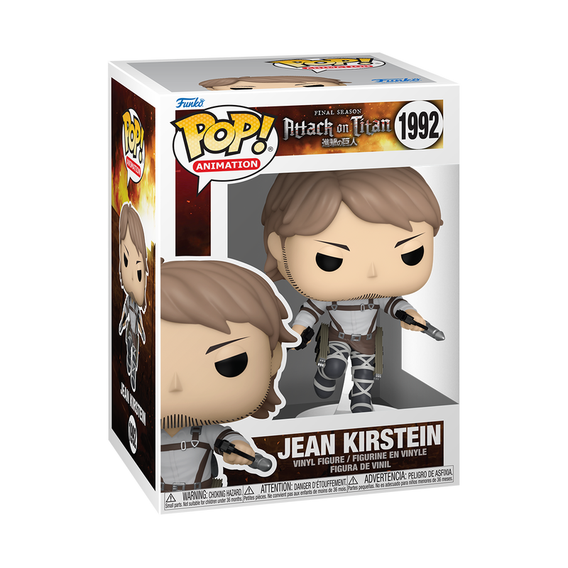 Attack On Titan Jean Kirstein Funko Pop Packaging