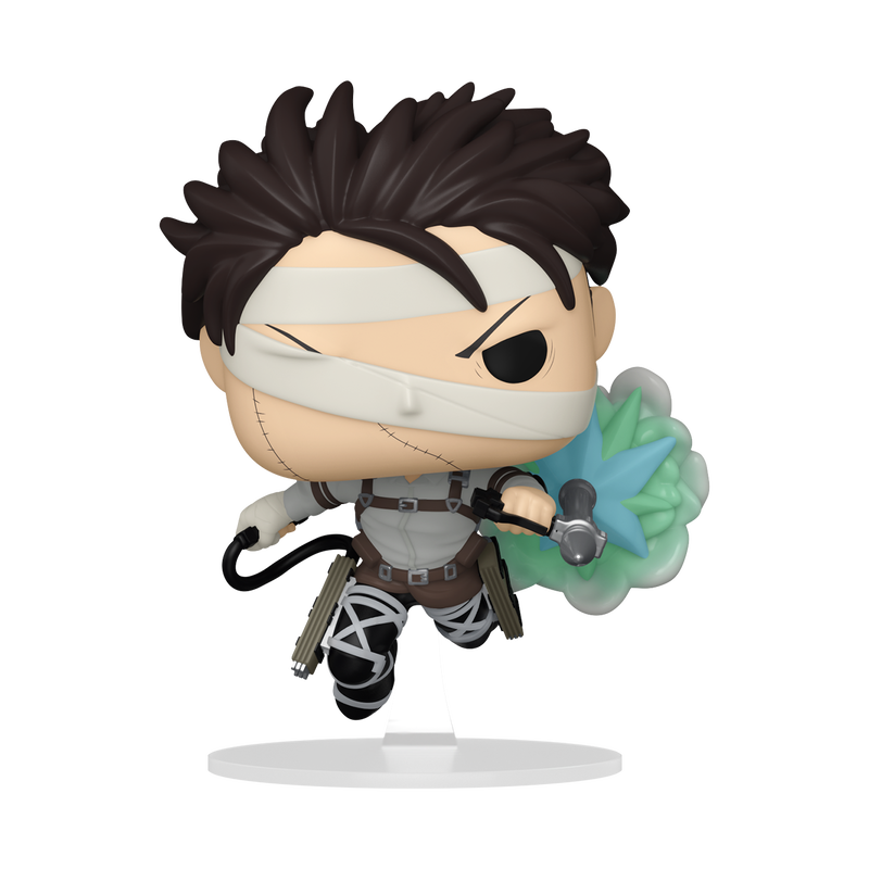 Attack On Titan Levi Funko Pop Figure Wearing Bandages and Mobility Gear