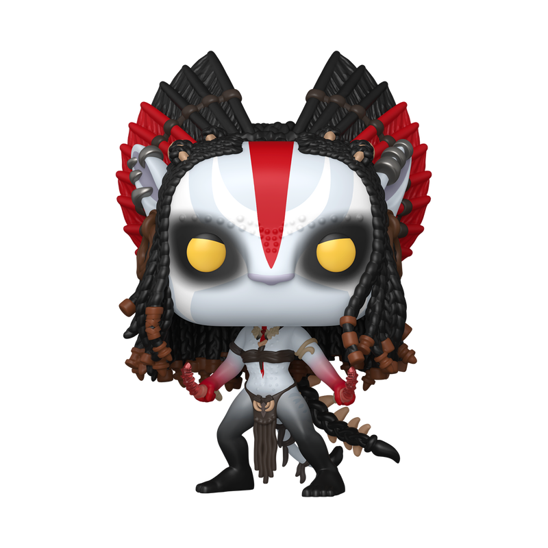 Funko Pop! Avatar Fire and Ashes Varang #1978 Royalty Limited Edition figure shown outside the packaging