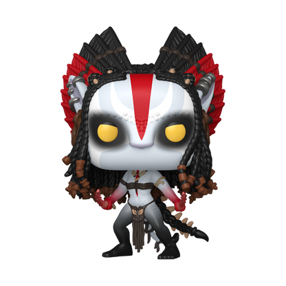Funko Pop! Avatar Fire and Ashes Varang #1978 Royalty Limited Edition figure shown outside the packaging