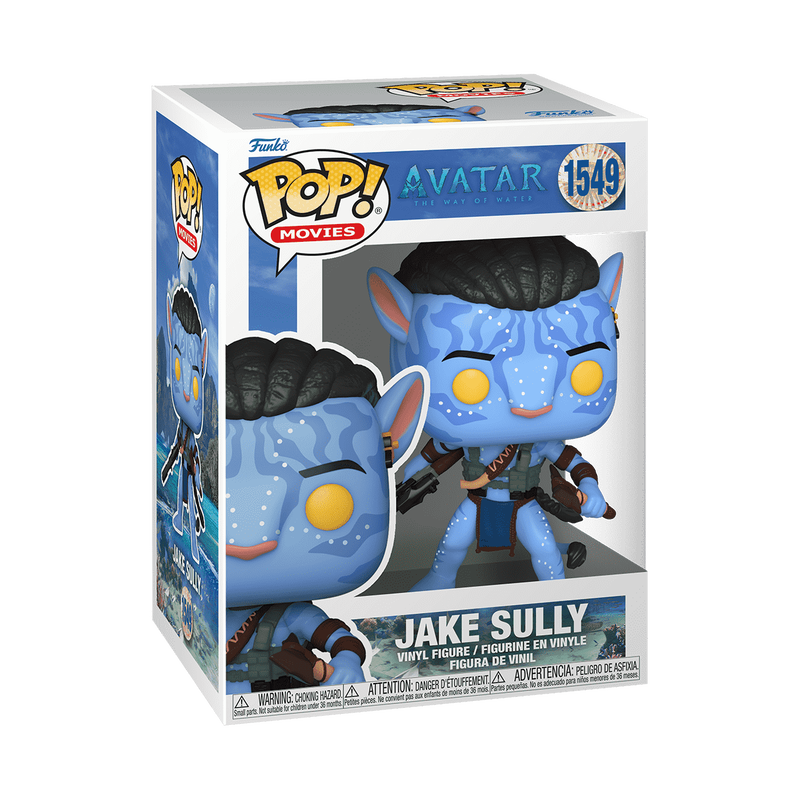 Jake Sully Funko Pop! #1549 stock photo in-box from Avatar
