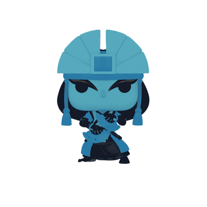 Kyoshi Funko Pop! #1489 Glow stock photo glowing in the dark from Avatar the Last Airbender