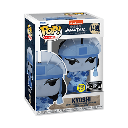 Kyoshi Funko Pop! #1489 Glow stock photo in-box from Avatar the Last Airbender