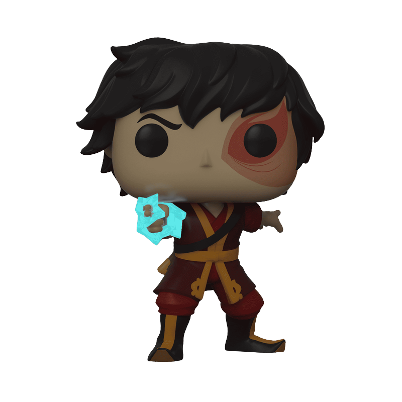 Zuko Funko Pop! #838 Exclusive Glow stock photo out-of-box from Avatar The Last Airbender