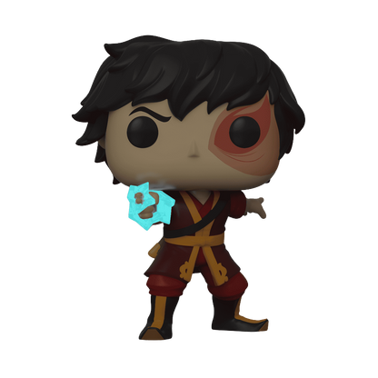 Zuko Funko Pop! #838 Exclusive Glow stock photo out-of-box from Avatar The Last Airbender