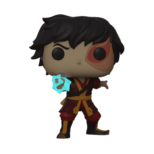 Zuko Funko Pop! #838 Exclusive Glow stock photo out-of-box from Avatar The Last Airbender