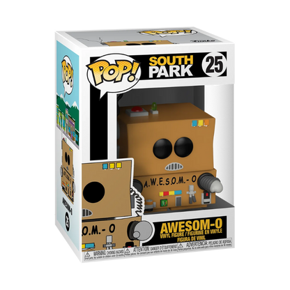 Funko Pop! South Park Awesom-O #25 Funko Pop box packaging front view