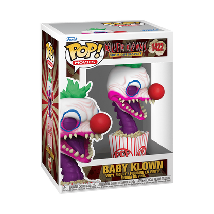 Funko Pop! Killer Klowns from Outer Space Baby Klown #1422 Funko Pop box packaging front view